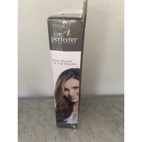 The Perfecter Heated Styling Hair Brush By Maria McCool New Ion Ceramic Barrel - Picture 3 of 9